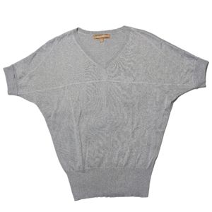 Ellen Tracy Metallic‎ Dolman Short Sleeve Sweater